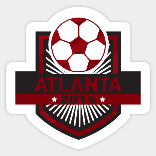 Atlanta Soccer Sticker